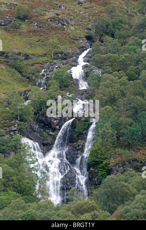 Falls of Falloch Glen, Falloch Loch, Lomond, Argyll and Bute. Strathclyde. Scotland.  SCO 6783 Stock Photo