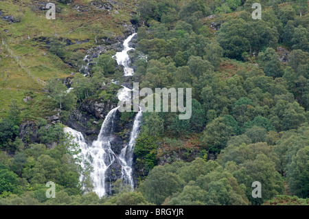 Falls of Falloch Glen, Falloch Loch, Lomond, Argyll and Bute. Strathclyde. Scotland.  SCO 6784 Stock Photo