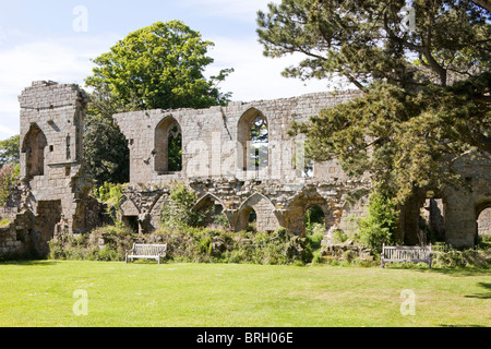 Jervaulx Abbey, North Yorkshire Stock Photo