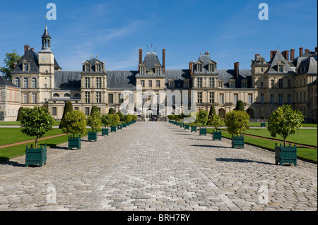 chateau fontainebleau, france Stock Photo