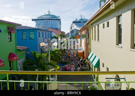 Heritage Quay, St. John's, Antigua, West Indies, Caribbean, Central America Stock Photo