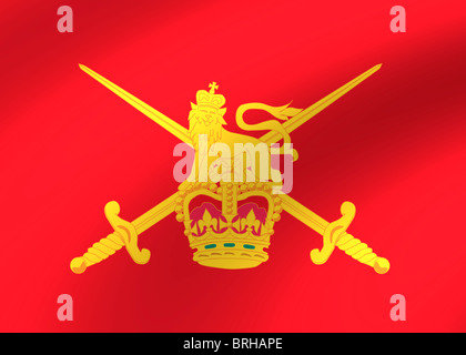 British Army flag Stock Photo - Alamy