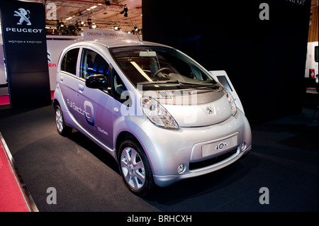 Paris, France, Display, Paris Car Show  Electric Cars, for sale, Peugeot, 'Ion' Front Stock Photo