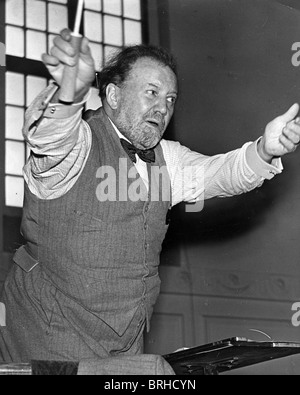 SIR HENRY JOSEPH WOOD (1869-1944) English conductor in 1940 Stock Photo