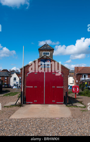 The old RNLI lifeboat station at Aldeburgh Stock Photo