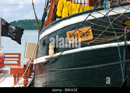 Sailing boat, Antigua, West Indies, Caribbean, Central America Stock Photo
