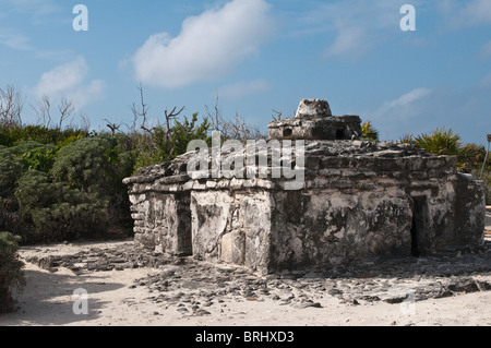 Mexico, Cozumel. Old Mayan ruins, Punta Sur Park, Isla de Cozumel (Cozumel Island). Stock Photo