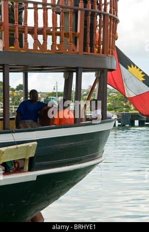 Sailing boat, Antigua, West Indies, Caribbean, Central America Stock Photo