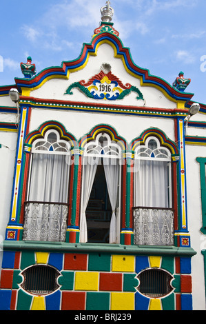 Imperio Galinho (Chapel of Holy Spirit) in Porto Judeu, Terceira, Azores, Portugal. Stock Photo
