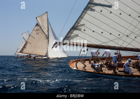 Conde de Barcelona Classic Yacht Regatta Stock Photo