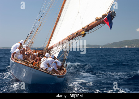 Conde de Barcelona Classic Yacht Regatta Stock Photo