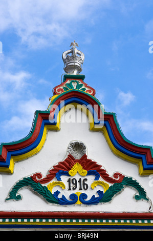 Terceira, Azores, Portugal. Imperio Galinho in Porto Judeu. Stock Photo