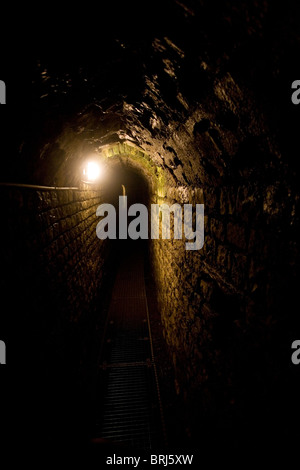 Roman sewer tunnel, Augusta Raurica, Switzerland Stock Photo