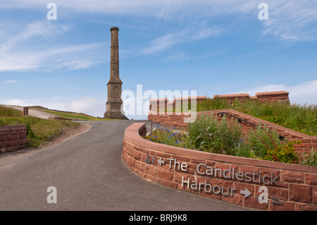 The Candlestick at Whitehaven marina and harbour on the west coast of Cumbria , England , Great britain , Uk Stock Photo