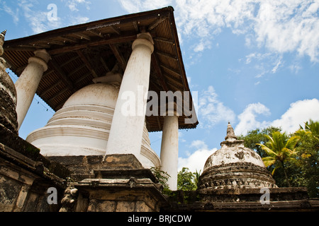 Gadaladeniya Temple on the Kandy 'Temple Loop' is a great way to sample the lovely rural surroundings of the Kandy Hill Capital. Stock Photo