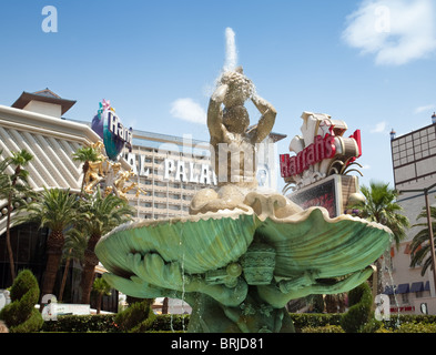 The Strip in daylight, Las Vegas USA Stock Photo