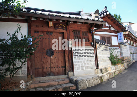 Hanock, Traditional Korean Architecture, Seoul, South Korea Stock Photo