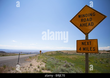 Road sign USA Stock Photo