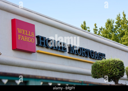 Wells Fargo Home Mortgage office Stock Photo