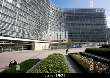 The Charlemagne Building, Berlaymont,  European Commission, Brussels, Belgium. Photo:Jeff Gilbert Stock Photo