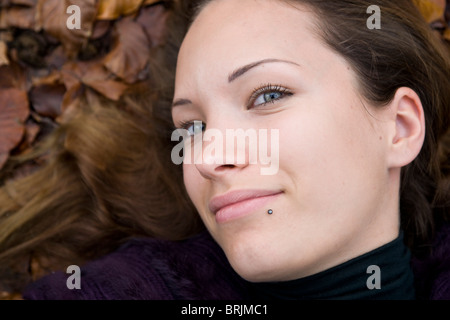 Portrait of Woman Stock Photo