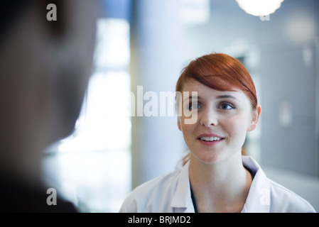 Female healthcare worker Stock Photo