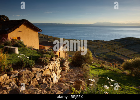 Isla del Sol, Lake Titicaca, Bolivia Stock Photo