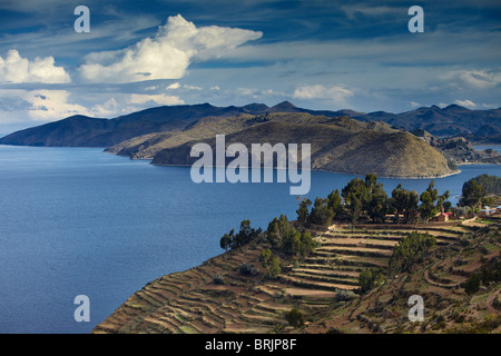 Isla del Sol, Lake Titicaca, Bolivia Stock Photo