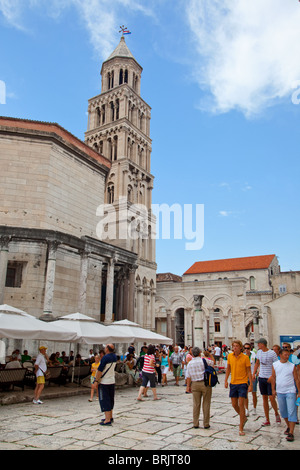 The Cathedral of St. Duje Catholic cathedral of Split, Croatia Stock Photo