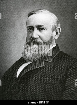 Benjamin Harrison (1833-1901) 23rd President Of The USA (1889-1893 ...