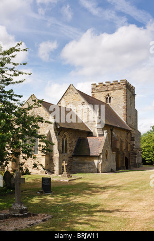 St Michael's 14th Century church, Walton Hall, Milton Keynes, UK Stock Photo