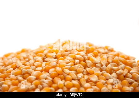 popcorn kernels arranged in a pile Stock Photo