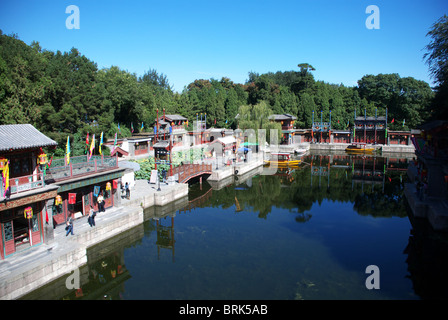 The Summer Palace -- Suzhou Market Street Stock Photo