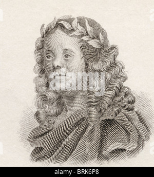 Sir William Davenant, 1606 to 1668. English poet and playwright. Stock Photo