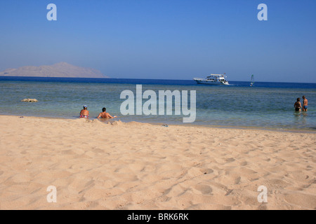 One of the beaches in Sharm El Sheikh, Egypt Stock Photo