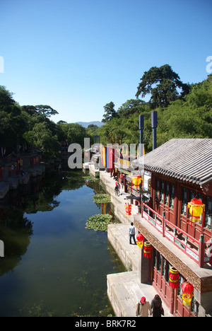 The Summer Palace -- Suzhou Market Street Stock Photo