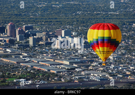 Hot air ballooning over Albuquerque, NM.