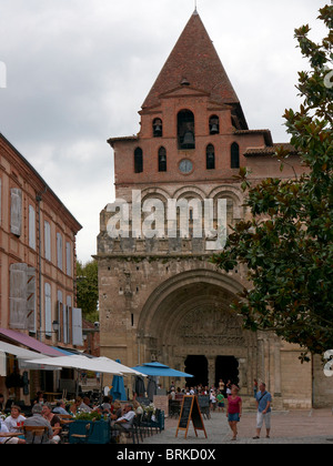 The Abbaye Saint Pierre in Moissac Stock Photo