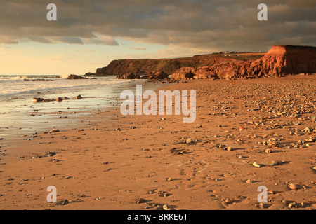 Widemouth bay, North Cornwall, England, UK Stock Photo