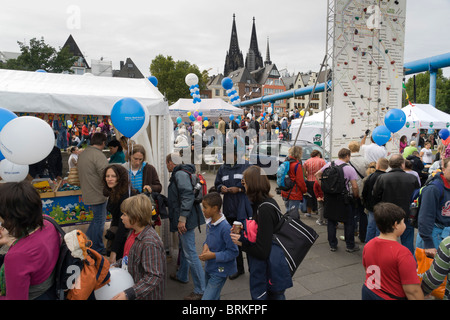 Cologne - world Children's Day kids' weekend festival held in the city September 18-19 2010 Stock Photo