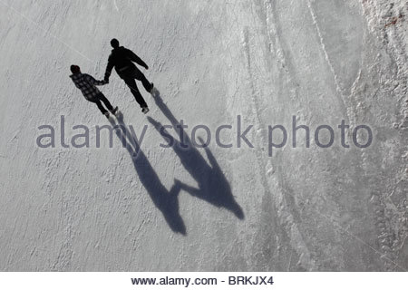 A couple enjoys a sunny afternoon on the Rideau Canal in Ottawa. Stock Photo