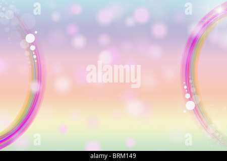 Beautiful abstract light background of rainbow lines Stock Photo