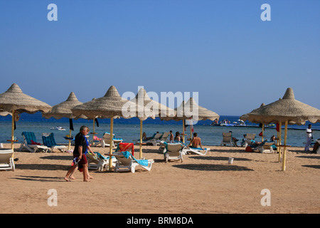 One of the beaches in Sharm El Sheikh, Egypt Stock Photo