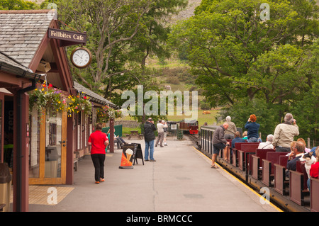 Dalegarth for Boot station on the Ravenglass and Eskdale narrow gauge railway ( La'al Ratty ) in Cumbria , England , Uk Stock Photo