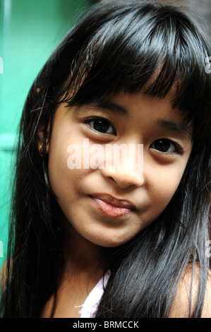 girl tanjung Pinang, Bintan, Indonesia Stock Photo