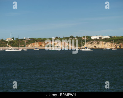 Portimao-resort on the Atlantic coast of the Algarve, Portugal Stock Photo