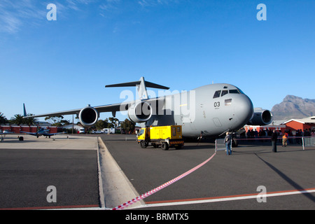 U.S. Air Force Boeing C-17 Globemaster III at the air show Stock Photo