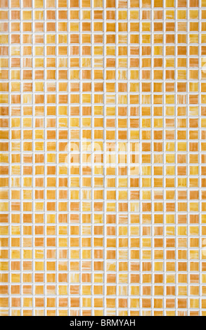 Vertical back ground of small orange tiles Stock Photo