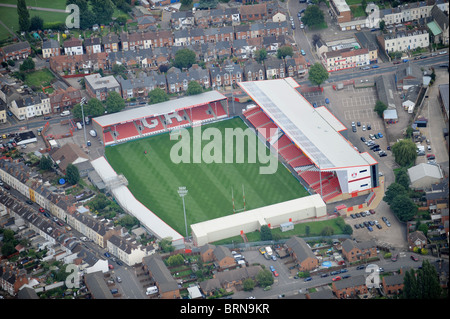 Gloucester RFC's Kingsholm stadium with the new C&G main stand 2009 ...