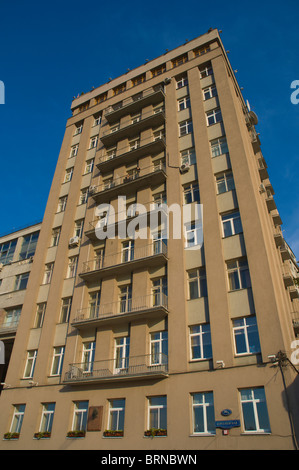 House on Embankment by Boris Iofan central Moscow Russia Europe Stock Photo